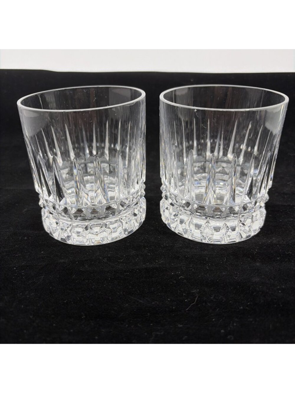 Nachtmann Astra Crystal Old Fashioned Whiskey Rocks Glasses Set of 2 Vintage